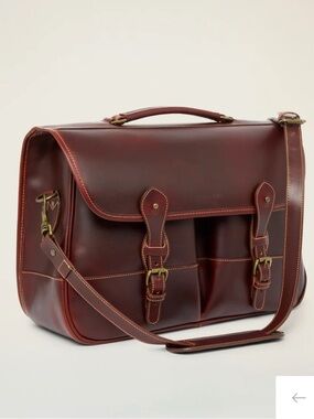 Tusting of England Leather Briefcase